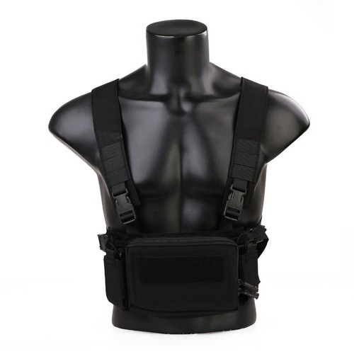 Emerson Gear Micro Chest Rig (BK), Ensuring all of your gear is on-hand when you need it can be the difference between a tactiacl reload keeping you in the game, or giving your position away and getting you a one-way ticket to respawn